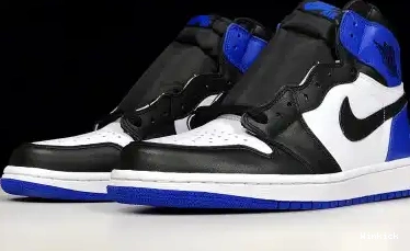 BLACK MENS JORDAN SPORT 716371-040 RETRO “FRAGMENT” AIR ROYAL-WHITE 1 0617